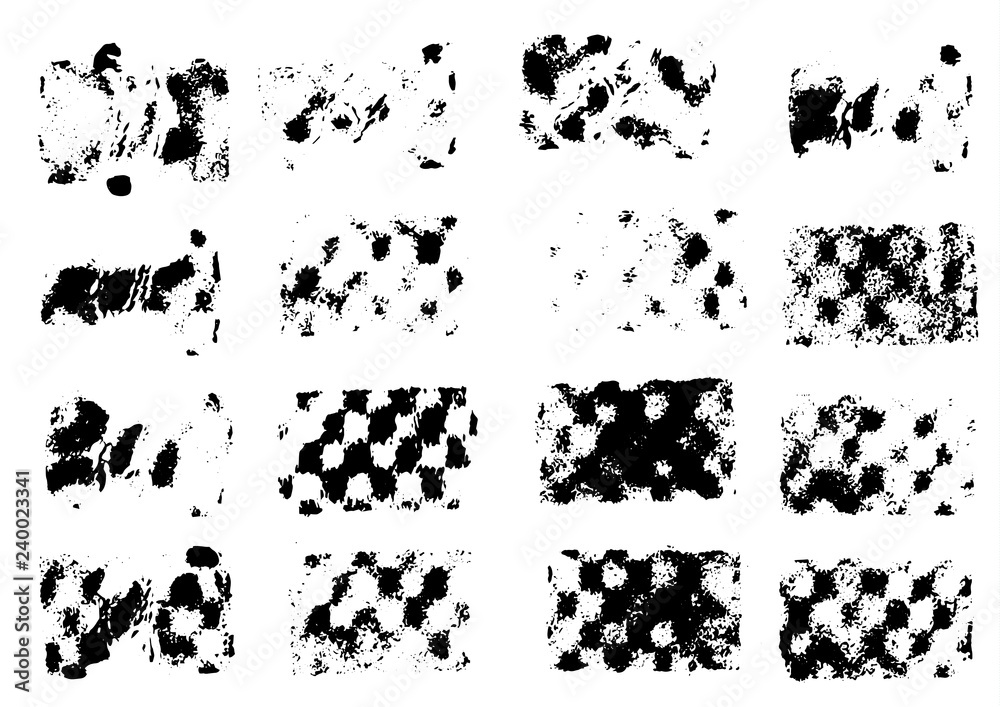 Vector drawing paints. Strips, grunge prints Vector drawing paints. Strips, grunge prints