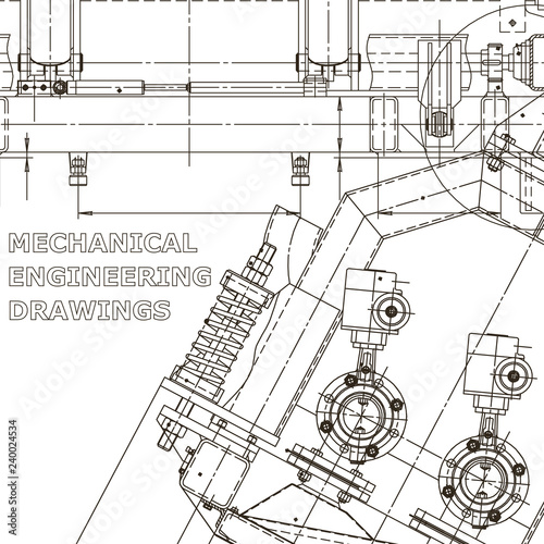 Corporate Identity. Computer aided design systems. Instrument-making drawings. Blueprint, diagram