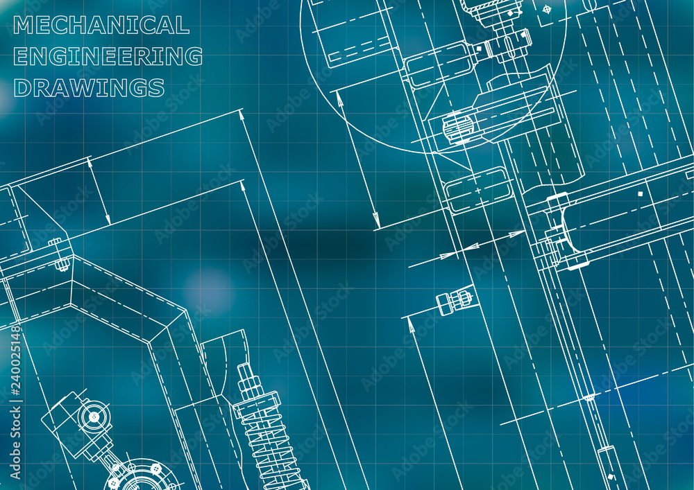 Blueprint, Sketch. Vector engineering illustration. Cover, flyer, banner, background. Blueprint, Sketch. Vector engineering illustration. Cover, flyer, banner, background.