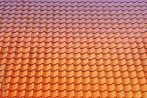 Roof tiles red © alexeevich