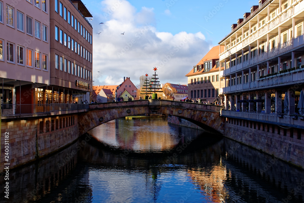 Fototapeta premium Beautiful Sunny day in Nuremberg