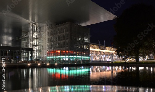 Luzern Bahnhof bei Nacht