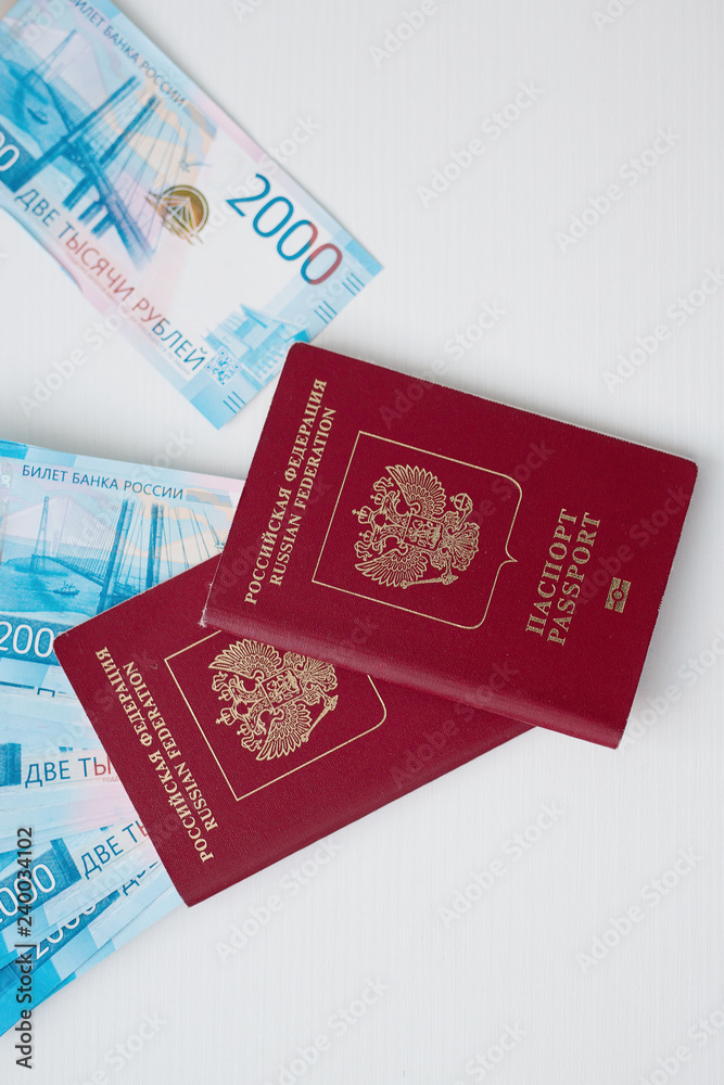 Money, passport, new city, travel and map Money, passport, new city, travel and map