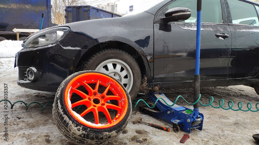 Summer tires in winter