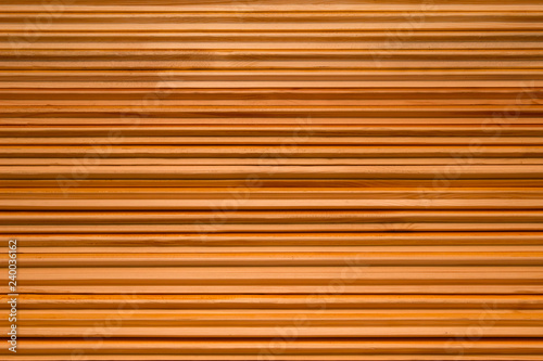 natural wooden background with thin slats, horizontal striped wooden background