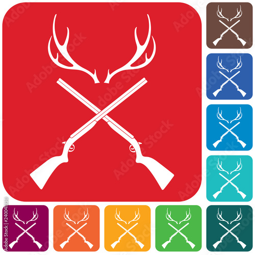 Hunting club logo icon