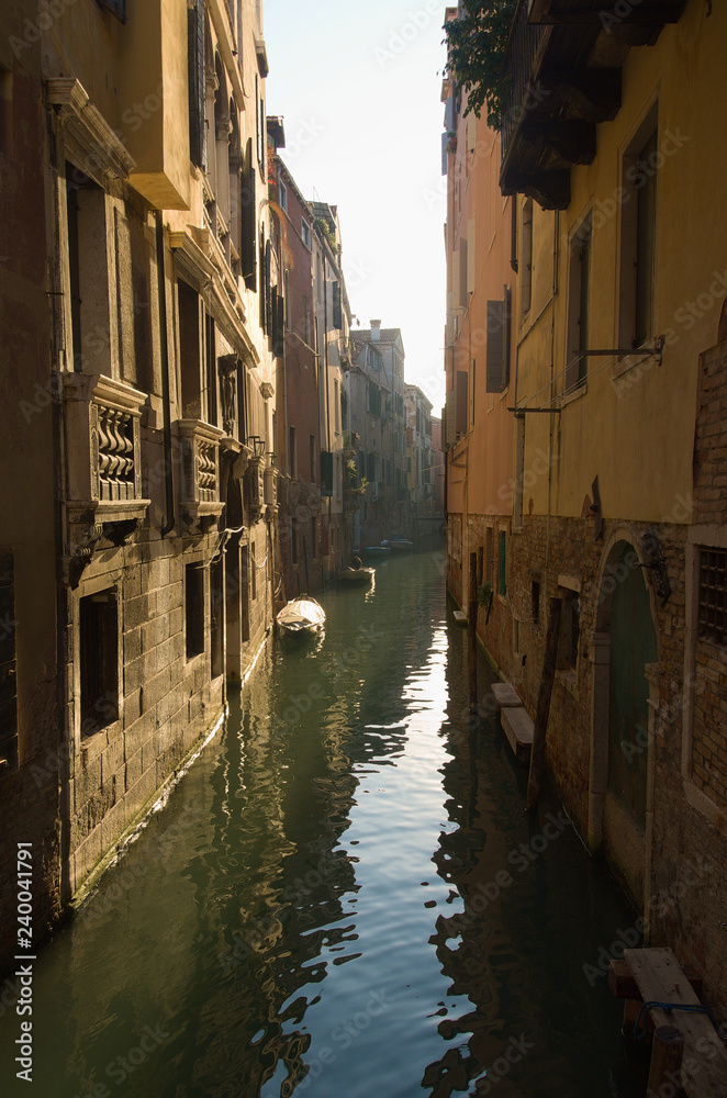Venice canal at dawn