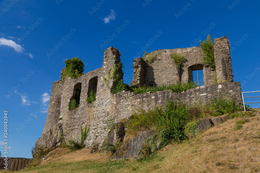 Ruins of castle Koenigstein (Konigstein) . Germany. Ruins of castle Koenigstein (Konigstein) . Germany.