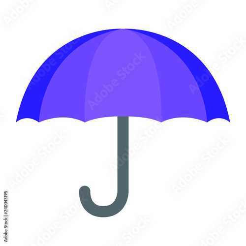 Purple umbrella vector emoji