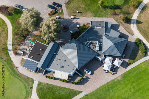 aerial view over the residential area