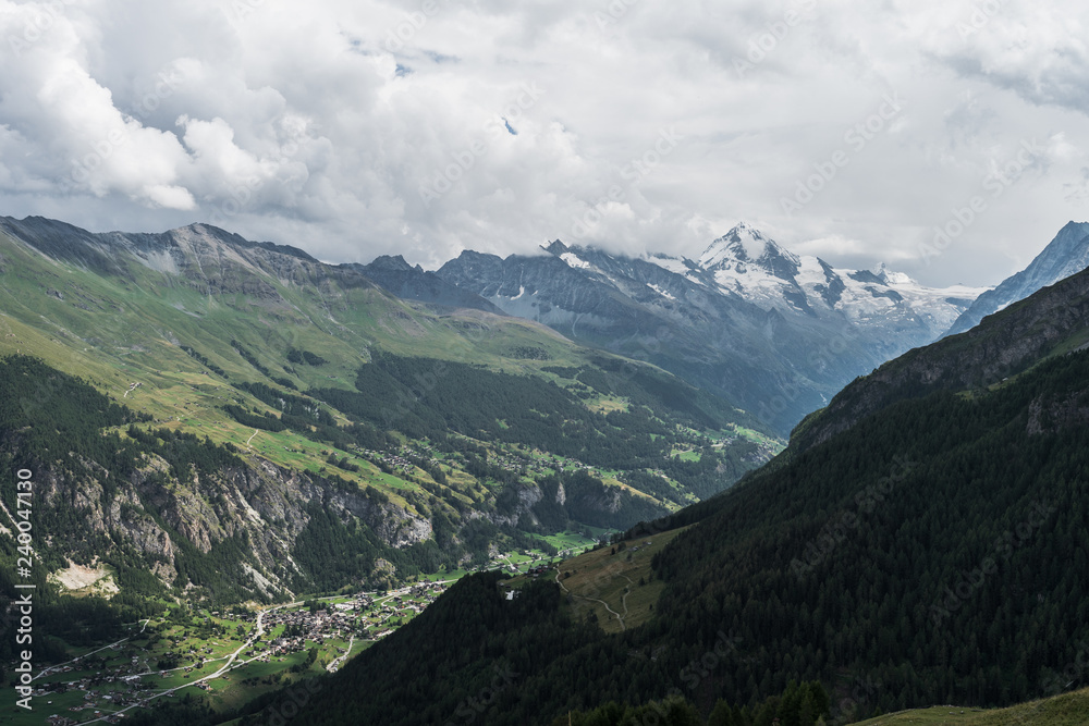 Alpine village.