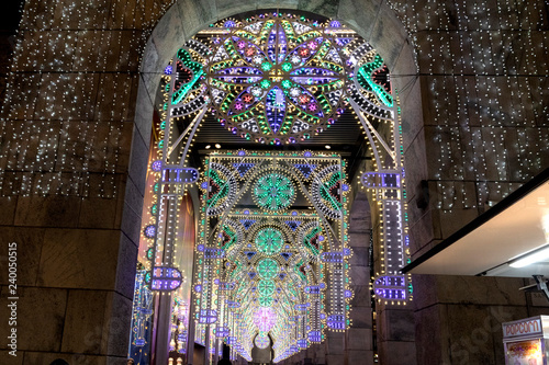 Luci di Natale in Duomo Rinascente