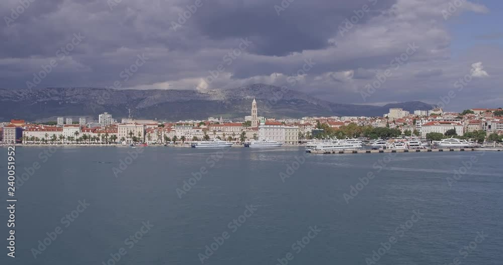 Arrival to Split by boat Arrival to Split by boat