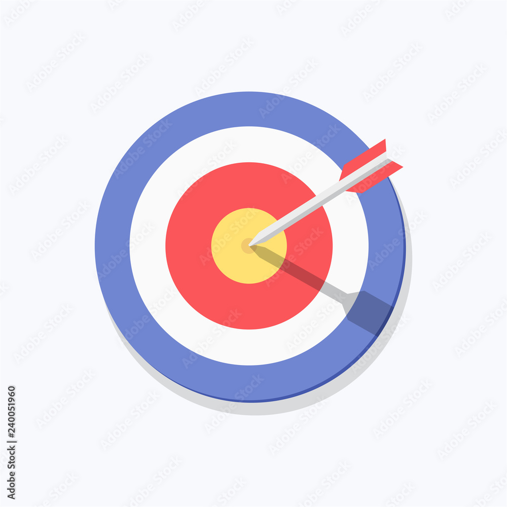 Dart Board Vector Icon Dart Board Vector Icon