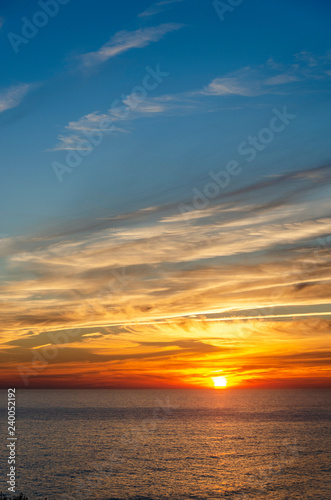 P  r-do-Sol no Mar   Sunset at Sea