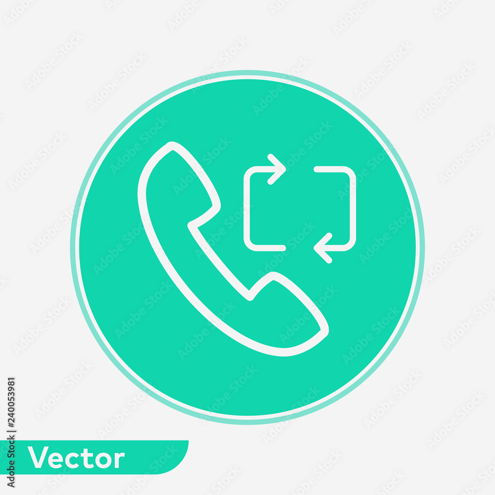 Phone call vector icon sign symbol Phone call vector icon sign symbol