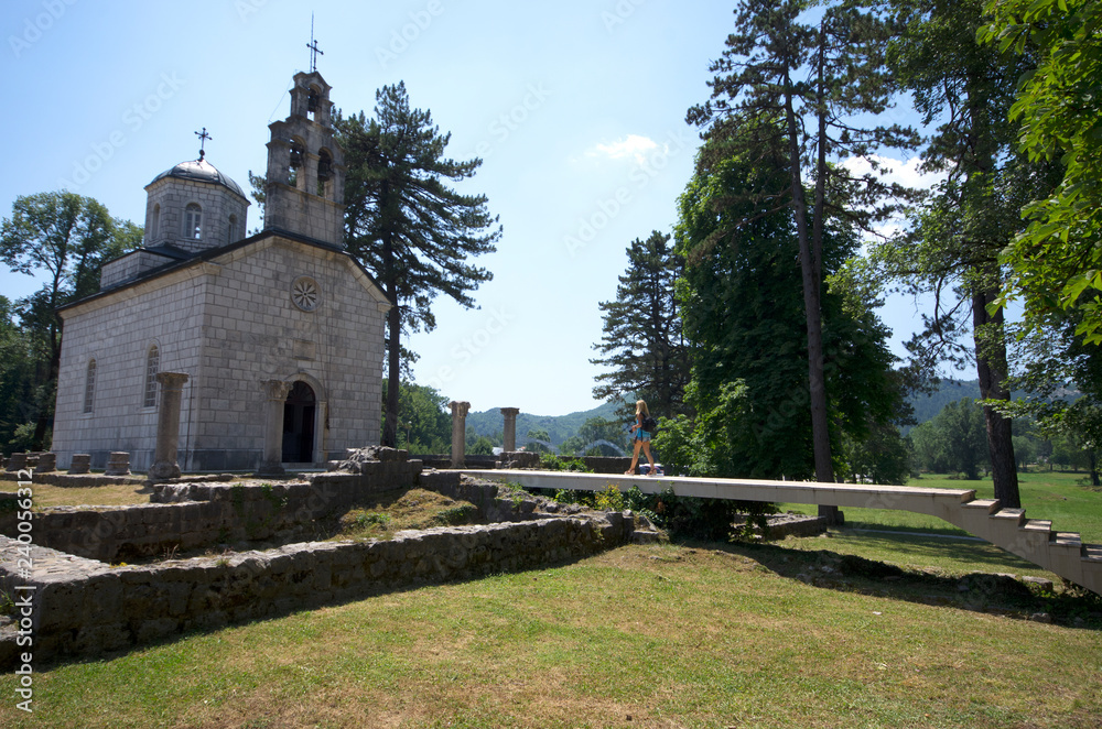 Fototapeta premium Court Church in Cetinje / Montenegro