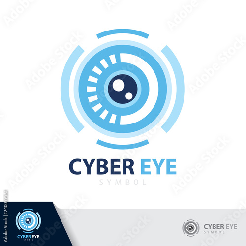 Cyber eye symbol