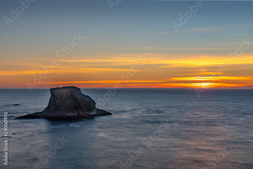 Sunset in the most northwestern part of the USA