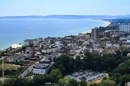 Foto Bouremouth aerial view of the city - Dorset