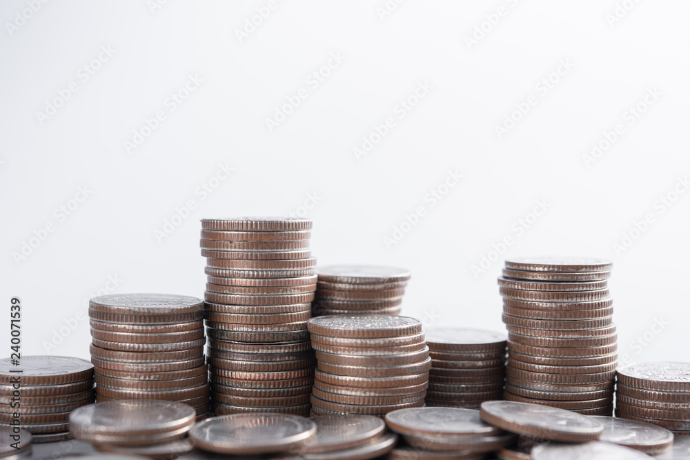 rows of coins for finance and business concept background rows of coins for finance and business concept background