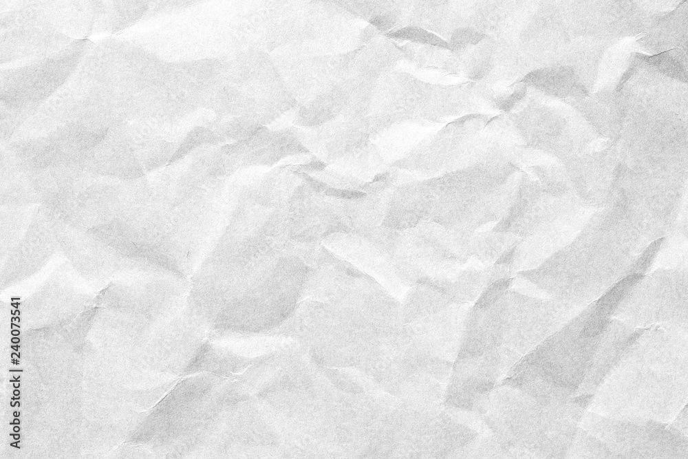 Crumpled white paper texture Crumpled white paper texture