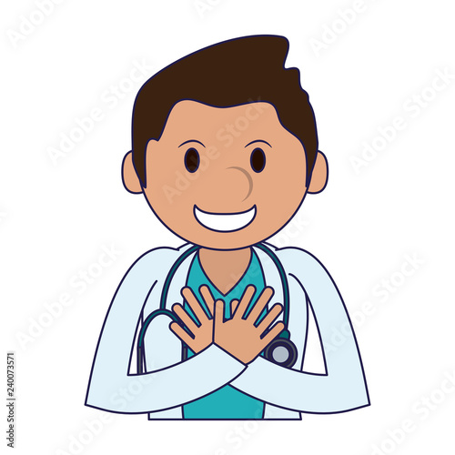 Doctor greeting cartoon photo