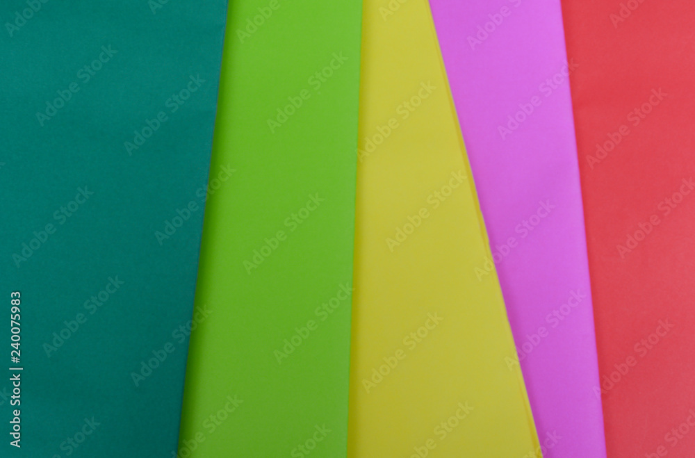 Colorful paper background.