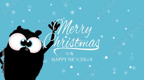 Frohe Weihnachten Karte Banner