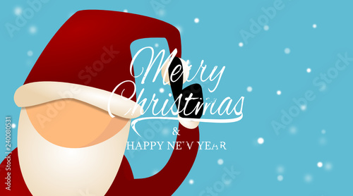 Frohe Weihnachten Karte Banner