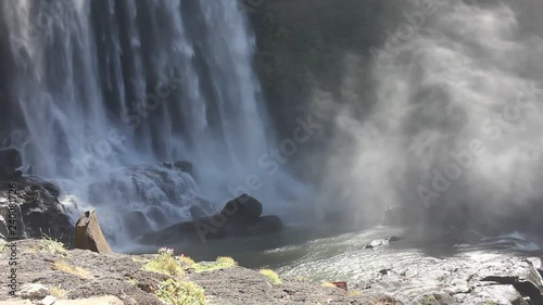 Dambri waterfall.  Holidays in Vietnam.   photo