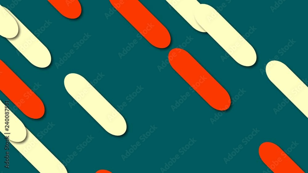 Flat style animation - 3d rendering computer generated creative for stylish videos Flat style animation - 3d rendering computer generated creative for stylish videos