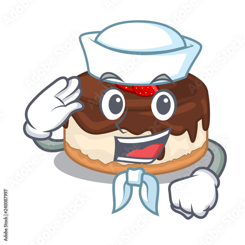 Sailor cartoon cake delicious that a berries