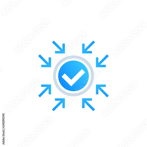 positive impact vector icon