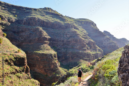 La Gomera: hinking from Alajeró to Imada, througth the Canyopn de Guarimiar and up to the Cabezo de las Vetilas