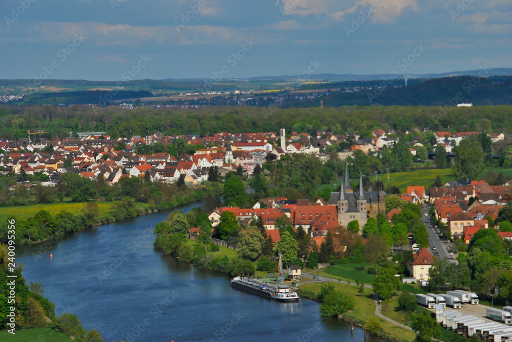 Landschaft Städte Burgen Deutschland - obrazy, fototapety, plakaty 