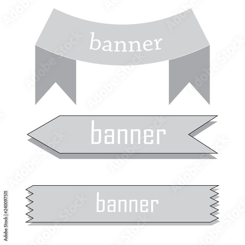 Free Download  retro ribbon baner - GFXLoad
