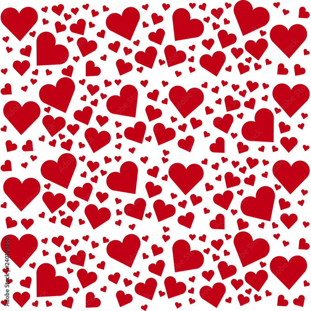 love hears background illustration 