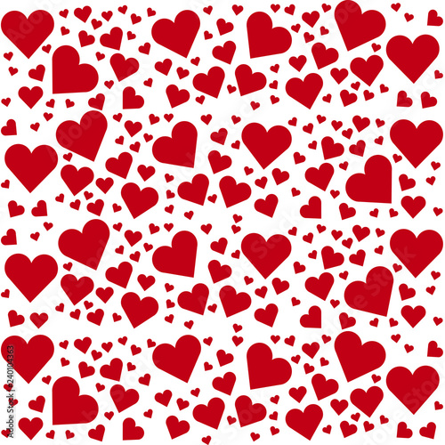 love hears background illustration 