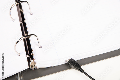 Wallpaper Mural Paper notebook with usb charger Torontodigital.ca