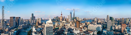 panorama of shanghai china