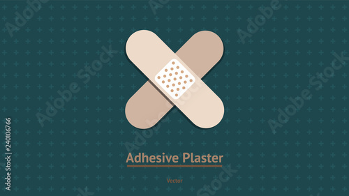 Adhesive plaster vector eps10