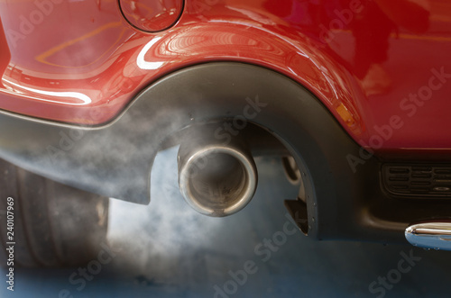 car exhaust pipe © khunkornStudio