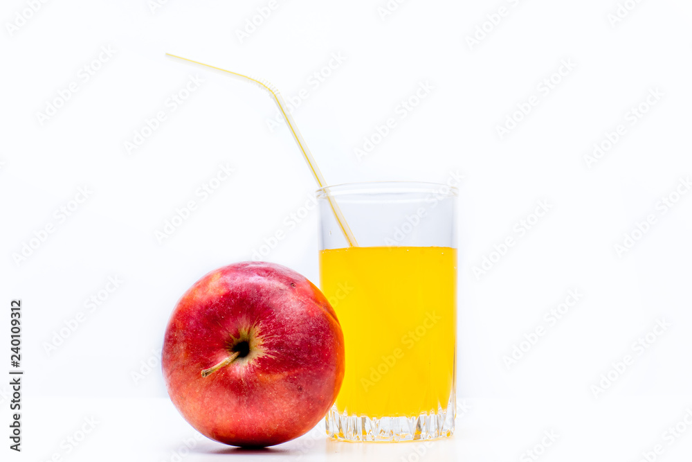 different fruit and juice or smoothie in a glass different fruit and juice or smoothie in a glass