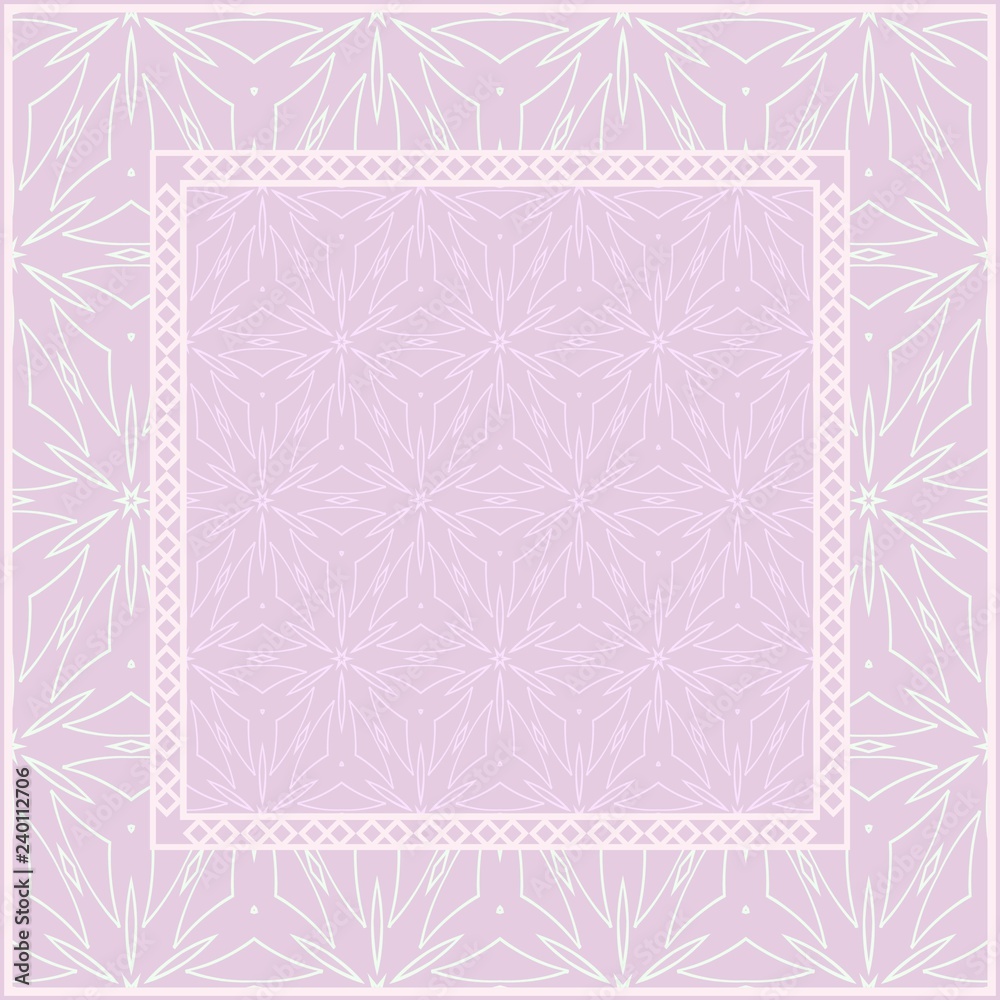 Floral Geometric Pattern for Fashion Design. Creative Vector Illustration. Color Floral Geometric Pattern for Fashion Design. Creative Vector Illustration. Color