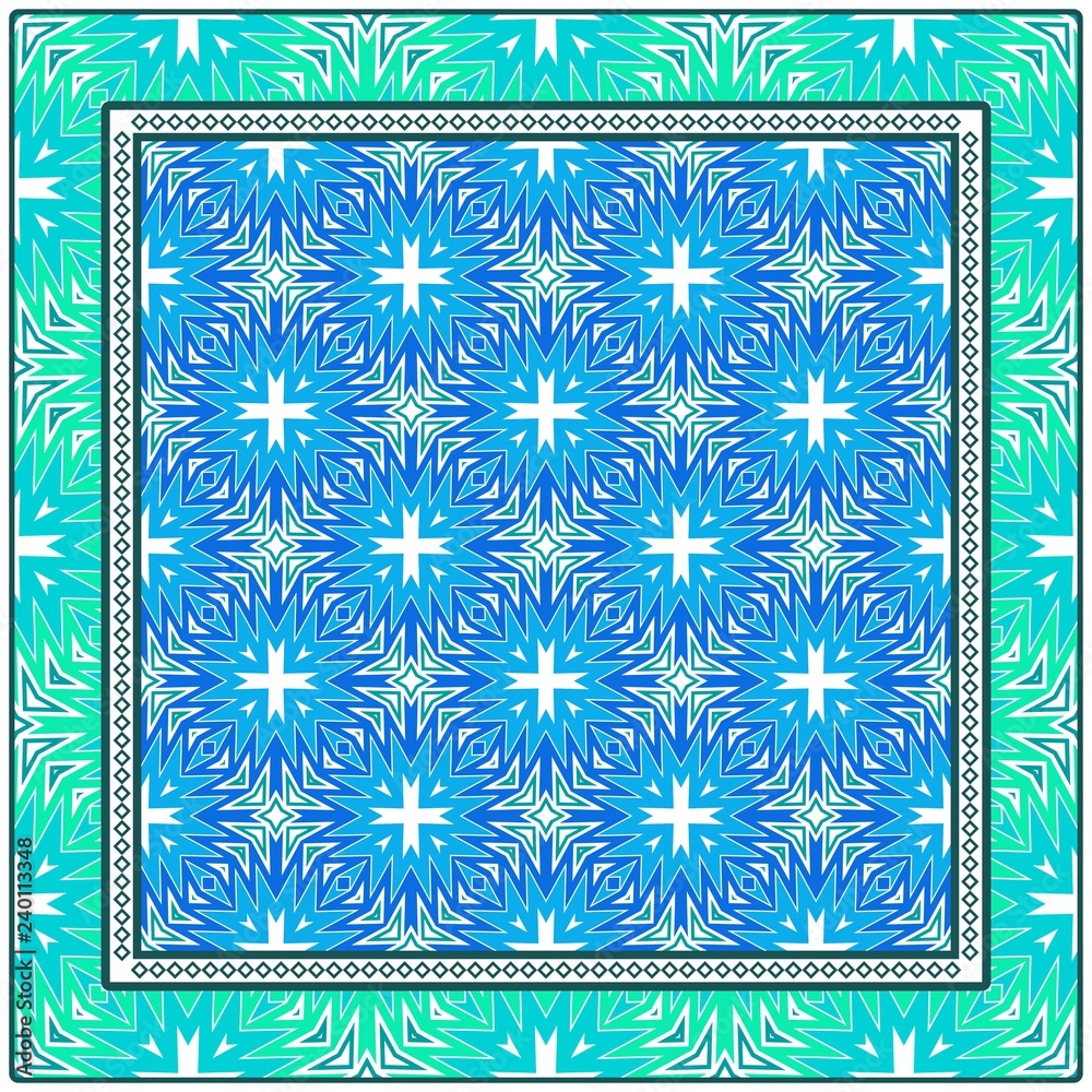Obraz premium Design of a Geometric Pattern. vector. Repeating sample figure and line. For fashion interiors design, wallpaper, textile industry