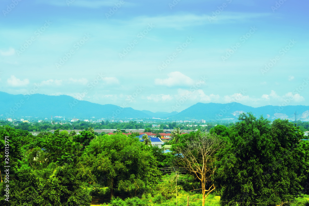 Fototapeta premium Thai countryside with nature