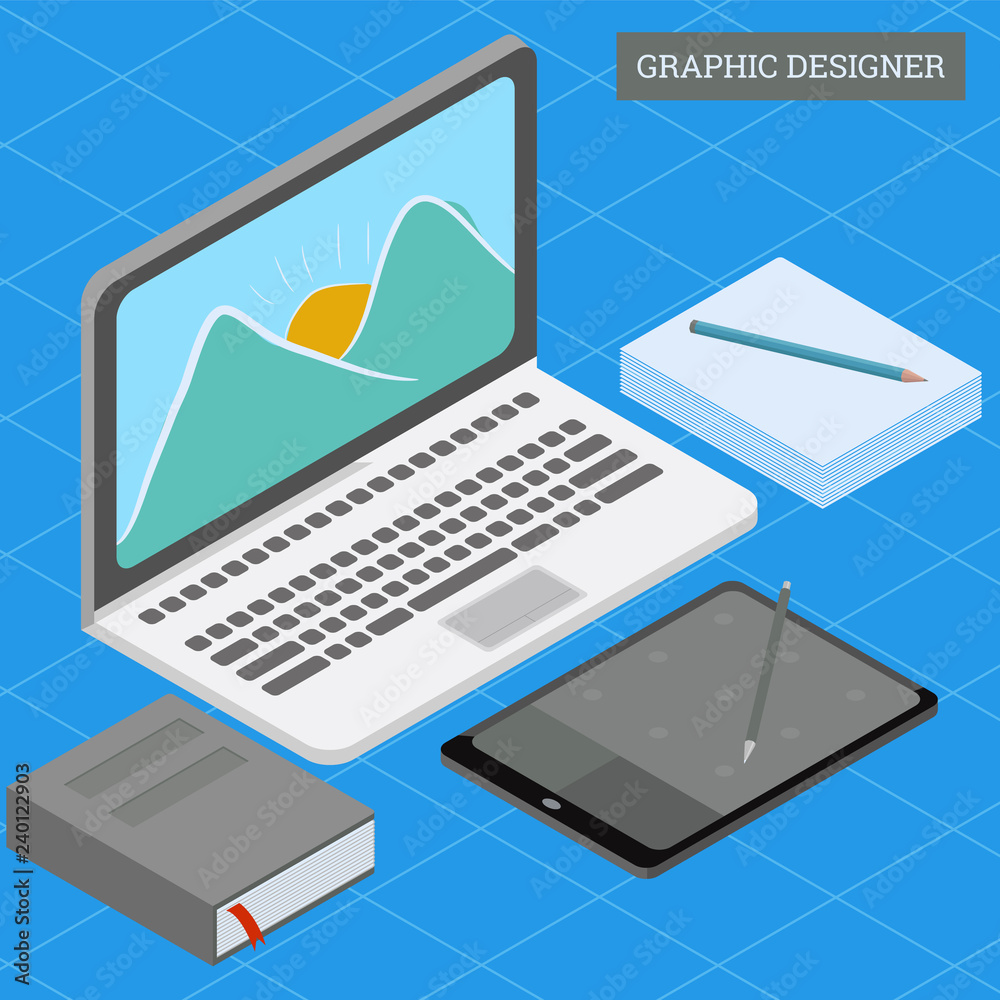 Isometric People GUI UI Interface experiment design improve UX 3D Concept Team project guide build Web app Computer Graphic Vector illustration - Vector Isometric People GUI UI Interface experiment design improve UX 3D Concept Team project guide build Web app Computer Graphic Vector illustration - Vector