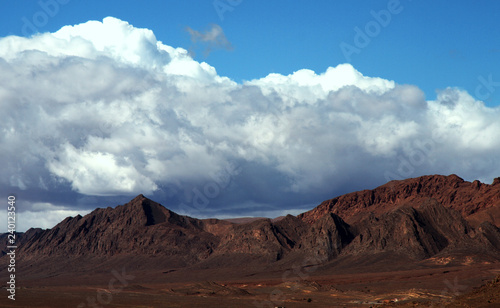 landscape of mountains