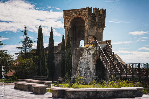 Norman castle in Calabria at South Italy photo